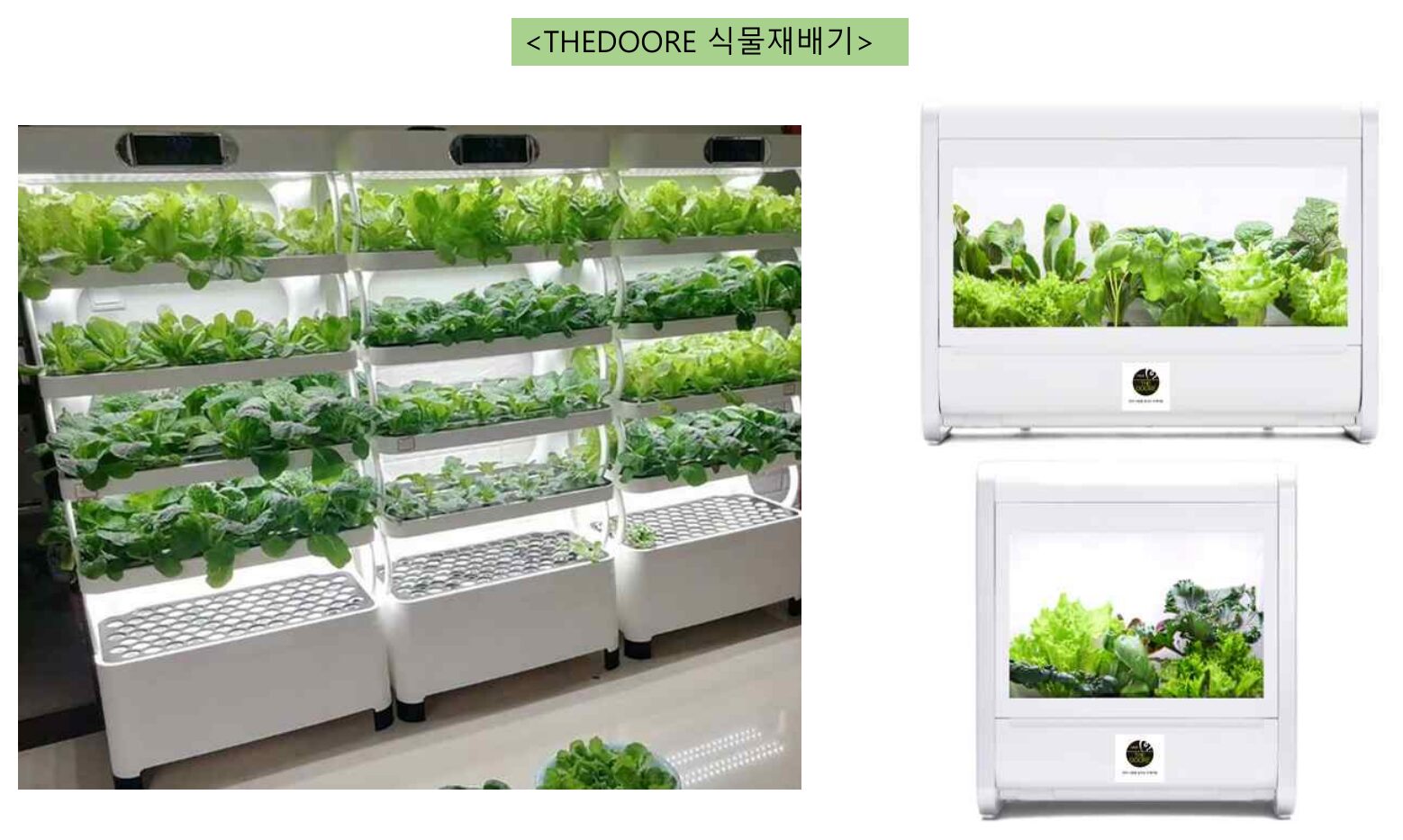 THEDOORE 식물재배기 라인업